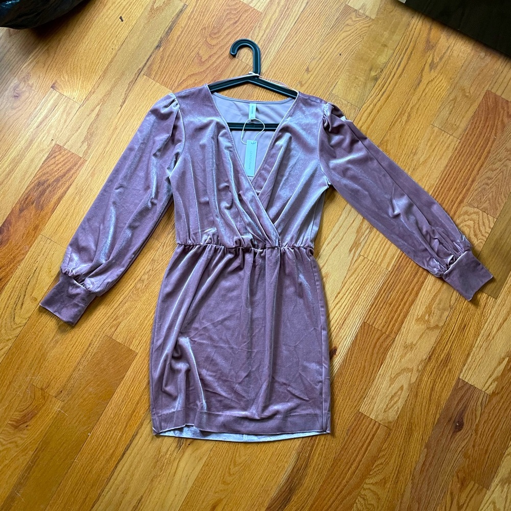 Gentle Fawn | Velvet, Long-sleeve dress